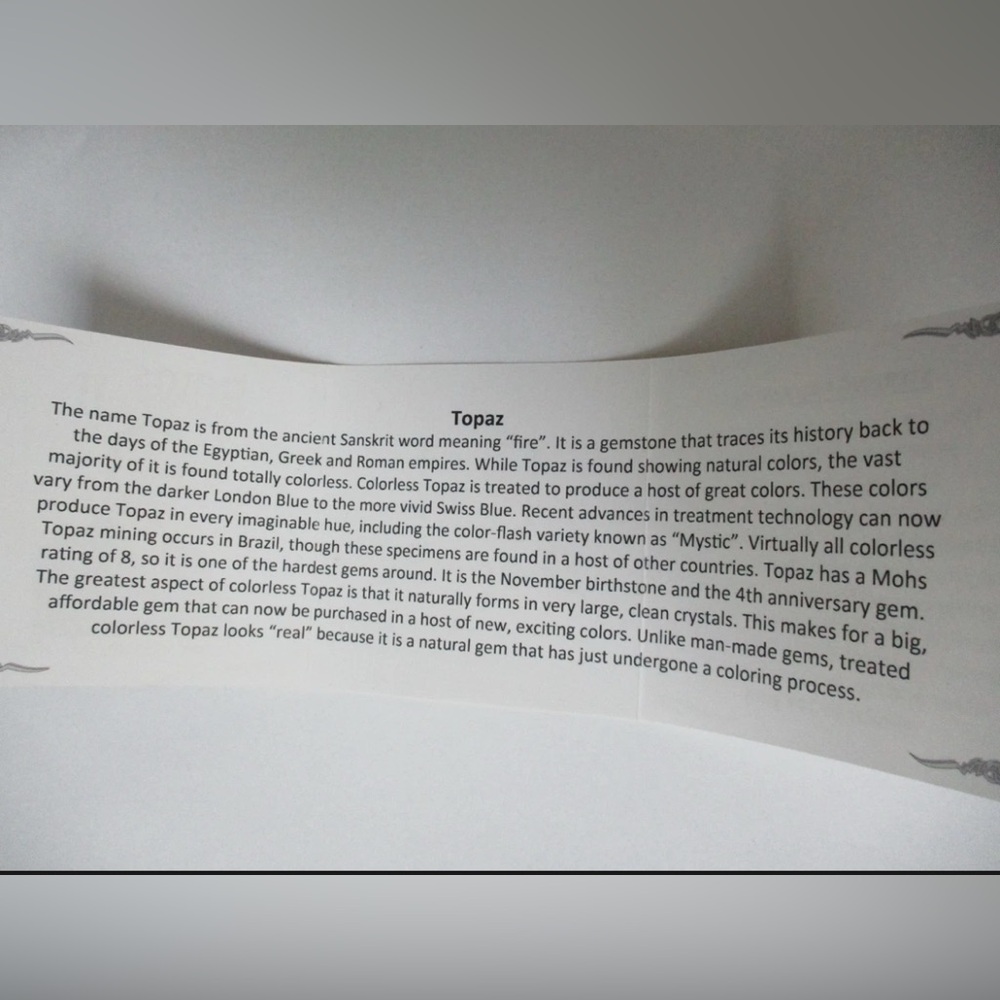 Sterling Silver Large Genuine Blue Topaz Lever Back Earrings - Picture 4 of 4